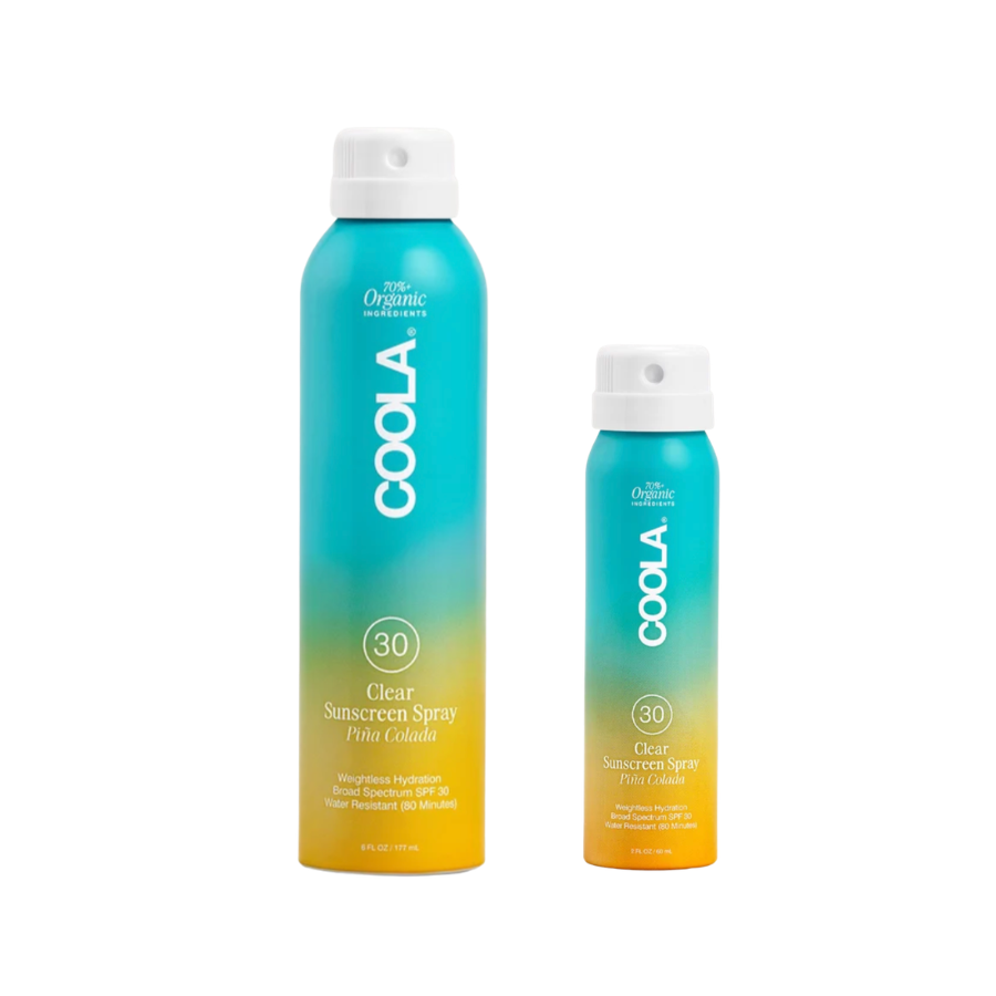 COOLA Classic Body Spray Piña Colada SPF 30, 177 ml + COOLA Classic Body Spray Piña Colada SPF 30, 60 ml - Deluxe Sample