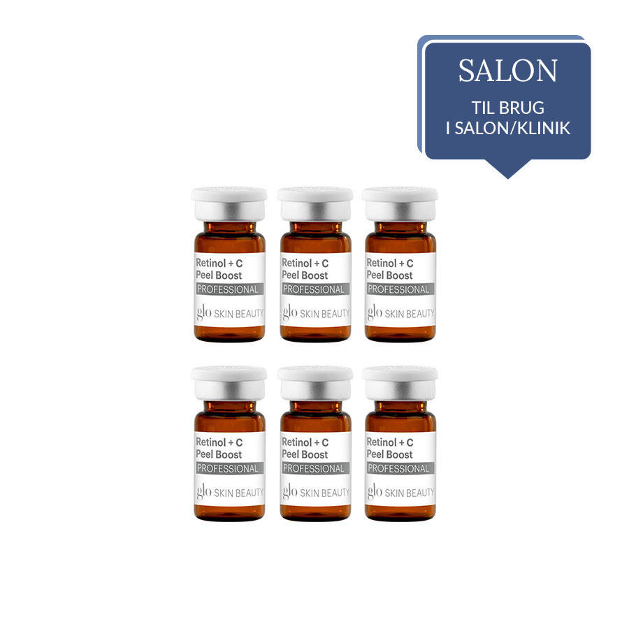 Glo Retinol + C Peel Boost Max, 6 x 4 ml - SALON