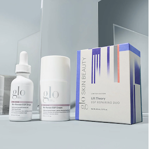 Glo - Gavesæt -  Lift Theory EGF Repairing Duo - Includes full-size Bio-Renew EGF Drops and Bio-Renew EGF Cream