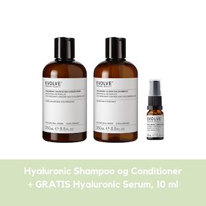 Evolve Hyaluronic Shampoo og  Conditioner + 1 x serum - INTROTILBUD