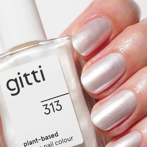 gitti Nail Polish 313 - Metallic Snow White, 15 ml - UDGAR