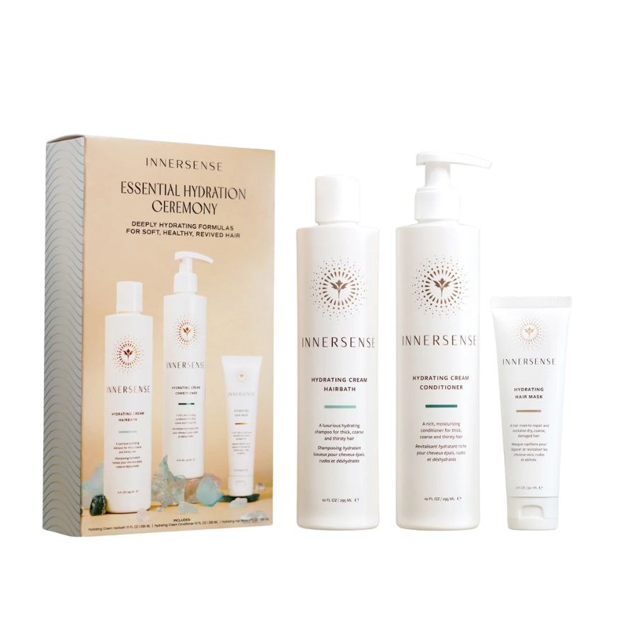 Innersense Gave Sæt - Essential Hydrating Ceremony -  Hydrating Cream Hairbath, 295 ml + Hydrating Cream Conditioner, 295 ml + Hydrating Hair Mask, 59 ml