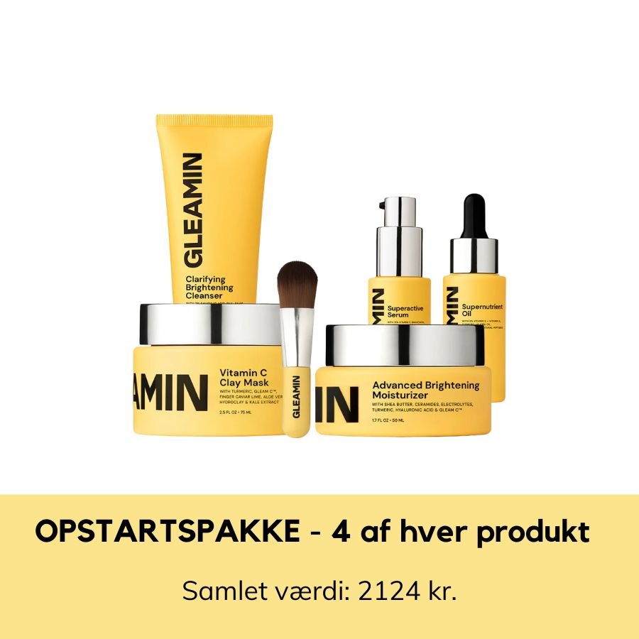 Gleamin – Vitamin C serie – Opstartspakke med 4 stk af hvert produkt
