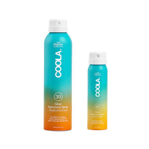 COOLA Classic Body Spray Tropical Coconut SPF 30, 177 ml + COOLA Classic Body Spray Piña Colada SPF 30, 60 ml - Deluxe Sample