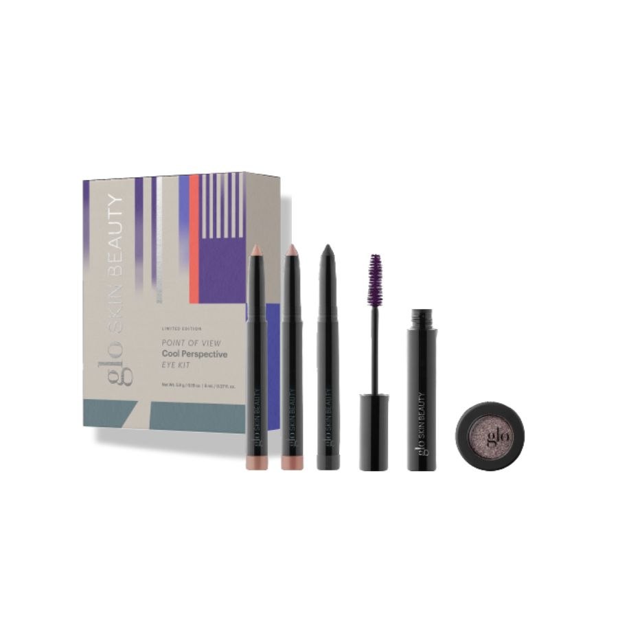 Glo - Gavesæt - Point of View - Cool Perspective Eye Kit - Include full-size Cream Stay Shadow Sticks in Orbit, Shell, and Vintage; Water Resistant Mascara in Amethyst; and new Foil Eyeshadow in Silhouette