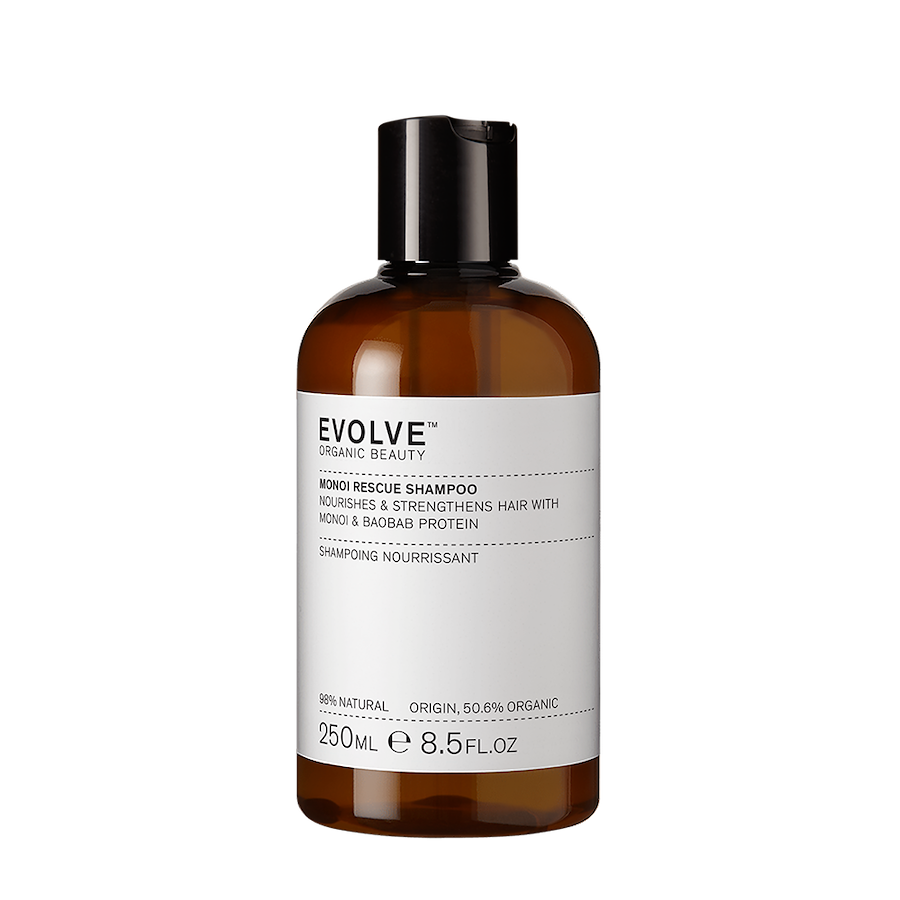Evolve Monoi Rescue Shampoo, 250 ml - TESTER