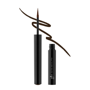 Glo Precision Liquid Eyeliner - Dark Brown, 1,7 ml