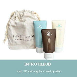 Innersense Travel Tube Kit Silicone - 3 pcs. 89 ml + 89 ml + 68 ml Refillable x 10 sæt + 2 free