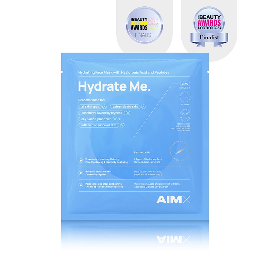AIMX "Hydrate Me“ moisturizing face mask